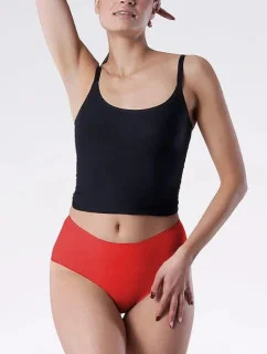 Dámské kalhotky Simple Brasil Maxi červené - Julimex