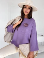 GAIA dámský oversize svetr fialový FashionStreet MY2010