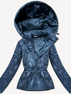Dámská lehká bunda s kapucí Minority blue (B25-510-30)