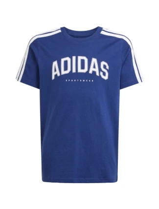 Dětské tričko adidas Codes Collegiate Graphic námořnická modrá JL6138