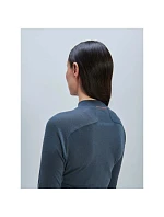 Cyklistické tričko POC W's Layer Merino Mock Neck Jersey, šedé