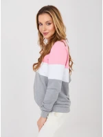 Mikina RV BL 5787.15X šedorůžová