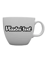 Personalizovaný MEGA XXL keramický hrnek 1 000 ml s vlastním textem s obrysem Personalizovaný MEGA XXL keramický hrnek 1 000 ml s vlastním textem s obrysem