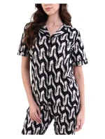 Dámské pyžamo 180/155 černobéžové - Karol