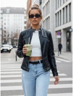 Dámská kožená bunda KLIROS černá FashionStreet TY4466