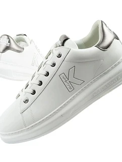 Karl Lagerfeld pánské tenisky Kapri z přírodní kůže bílé