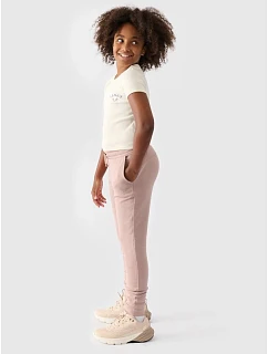 Dívčí tepláky 4F Junior 4FJWMM00TTROF0828-83S