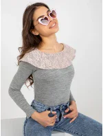 Jumper LK SW 506559 2.13 světle růžová Jumper LK SW 506559 2.13 světle růžová