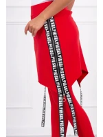 Kalhoty/oblek s nápisem selfie red Kalhoty/oblek s nápisem selfie red