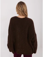 Jumper CH SW 72981.05P tmavě hnědý