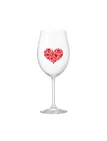 SRDCE - čirá sklenice na víno 350 ml SRDCE - čirá sklenice na víno 350 ml