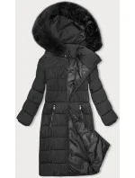 Dámská zimní bunda v grafitové barvě s kapucí J Style (16M9126-105) Dámská zimní bunda v grafitové barvě s kapucí J Style (16M9126-105)