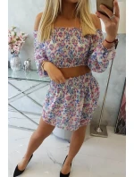 Béžová květinová sada Béžová květinová sada