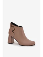 Boty na podpatku model 222520 Step in style Boty na podpatku model 222520 Step in style