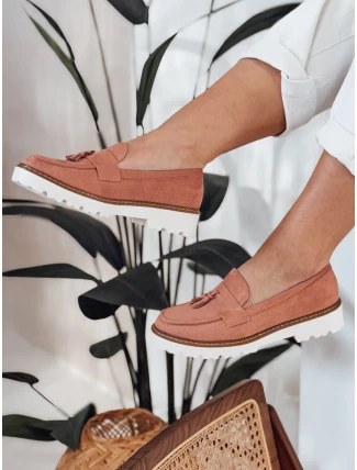 Dámské ažurové mokasíny VANESSO pink FashionStreet ZY0713