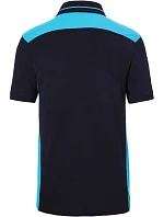 Daiber JN 858 Pánské pracovní piqué polo - Color 02.0858 navy/turquoise Daiber JN 858 Pánské pracovní piqué polo - Color 02.0858 navy/turquoise