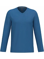 Kariban K 358 Pánské tričko do V s dl. rukávem 20.K358 light royal blue Kariban K 358 Pánské tričko do V s dl. rukávem 20.K358 light royal blue