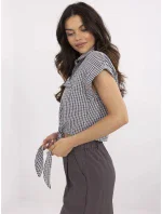 Košile NM BZ KA 01147.62P černá bílá