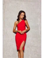 Večerní šaty SUK0406 červené - Roco Fashion Večerní šaty SUK0406 červené - Roco Fashion