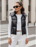 Dámská prošívaná vesta OSHE černá FashionStreet TY3706