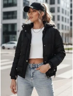 Dámská přechodná prošívaná bunda ZERNI černá FashionStreet TY4175