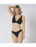 Dámská tanga Aura Spotlight High Leg string černá - TRIUMPH Dámská tanga Aura Spotlight High Leg string černá - TRIUMPH