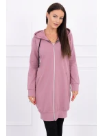 Mikina s kapucí tmavě růžová Mikina s kapucí tmavě růžová