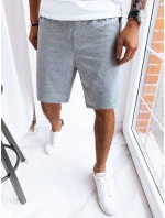 FashionStreet pánské světle šedé teplákové šortky SX2279
