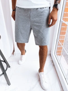 FashionStreet pánské světle šedé teplákové šortky SX2279