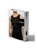 Pánský nátělník 046 black - Atlantic Pánský nátělník 046 black - Atlantic