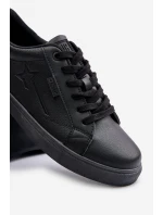 Pánské Tenisky Z Eko Kůže Big Star OO174021 Hi-Poly System Černé