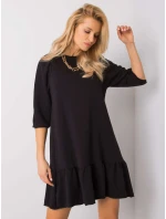 Šaty RV SK 6075.10x černá Šaty RV SK 6075.10x černá