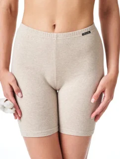 Dámské podvlékací kalhotky s nohavičkami HOT TOUCH LXU 729 Béžová - Key