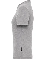Daiber JN 1801 Dámské pracovní tričko z bio bavlny - Solid 02.1801 grey heather