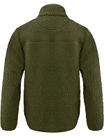 James Harvest Kingsley Fleece Men Pánská fleecová bunda Sherpa "Two-Tone" 62.1500 moss green