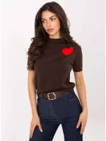 Jumper IT SW 93007.26 hnědý Jumper IT SW 93007.26 hnědý