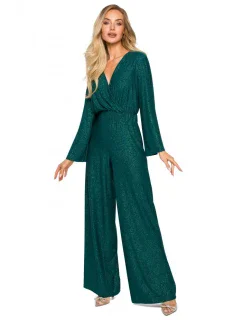 M720 Zavinovací overal - smaragdový