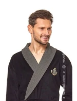 Pánský župan 9102 black - L&L Pánský župan 9102 black - L&L