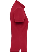 Daiber JN 1805 Dámské pracovní elastické bio polo - Solid 02.1805 red