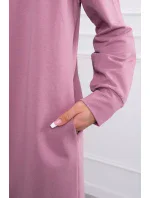 Tmavě růžová bunda s potiskem Tmavě růžová bunda s potiskem