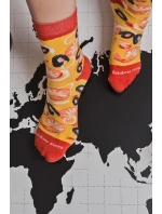 Duhové ponožky 1 pár Plody moře ponožek na pizzu Duhové ponožky 1 pár Plody moře ponožek na pizzu