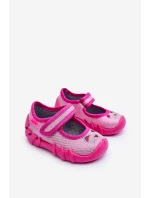 Balerínky Befado se lesklými kočičkami 109P235 růžové