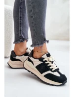 Zateplené dámské kožené sneakersy Big Star OO274A318 HI-POLY SYSTEM černé