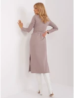 LK SK 509456 šaty.99 tmavě lila