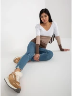 Halenka RV BZ 8429.18P bílo-hnědá