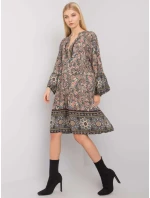 TW SK BI 5S0118B.25 khaki šaty TW SK BI 5S0118B.25 khaki šaty
