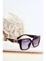 Dámské sluneční brýle s ozdobnými detaily UV400 černá Dámské sluneční brýle s ozdobnými detaily UV400 černá