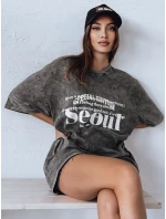 MIZGAS dámské tričko graphite FashionStreet RY2634 MIZGAS dámské tričko graphite FashionStreet RY2634