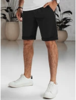 Pánské džínové šortky černé FashionStreet SX2547 Pánské džínové šortky černé FashionStreet SX2547