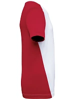 Kariban ProAct PA 4016 Dětské kontrastní sportovní tričko 20.4016 white/red Kariban ProAct PA 4016 Dětské kontrastní sportovní tričko 20.4016 white/red